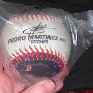 Pedro Martinez Autographed Baseball - White with Red Stitching